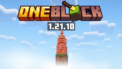 BEST ONE BLOCK MAP FOR MCPE 1.21.94+🔥|| ONE BLOCK MAP OFFICAL VERSION || ONLINE GAMER ||