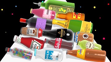 FRAGILE ROLL 3D - Upgrade Bottles Max Level ASMR Gameplay #asmrgameplay #satisfyingasmr #levelup