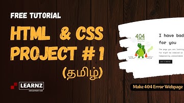 #4  How to Create a Custom 404 Error Page with HTML & CSS! 📄