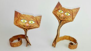 Origami Petit Chat En Papier Plier Tutoriel De Chat En Origami Diy