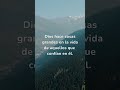 Dios hace cosas grandes en la vida del que confía en él #shortsviral #dios #reflexion