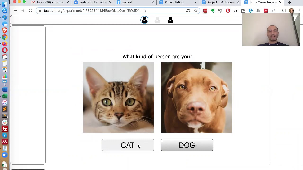 Social multiplayer experiments with Testable Arena