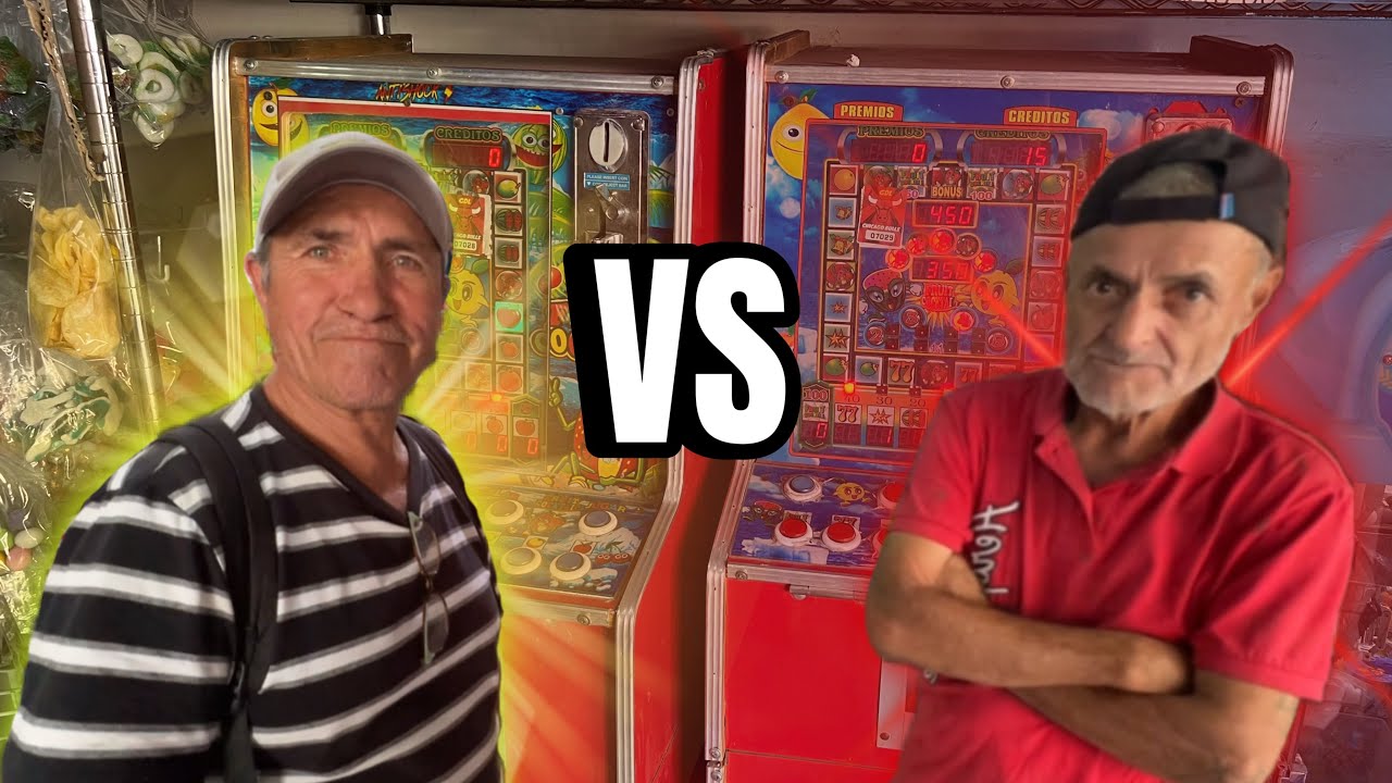Puse a dos señores a COMPETIR en las MAQUINITAS 😱