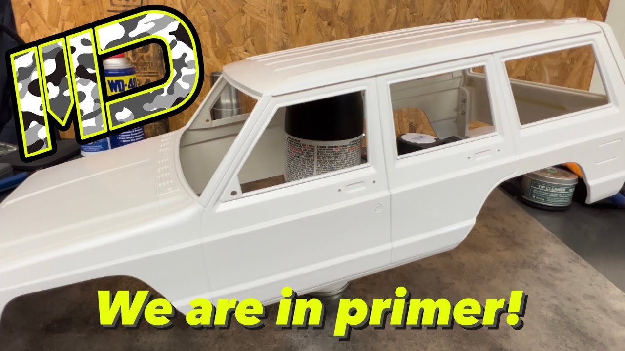 Part 6 hardbody bodywork! We now have the club 5 racing XJ in primer!