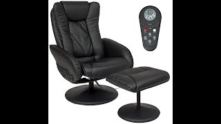 Best Choice Products Faux Leather Electric Massage Recliner Couch Chair Unboxing and Review
