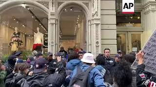 Protesters demand justice in NY subway death