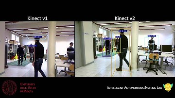 Kinect v1 VS Kinect v2 for people tracking applications