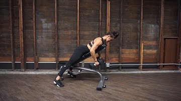 Chest Supported Dumbbell Row