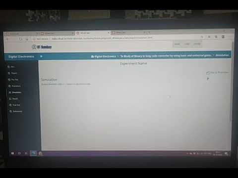 4-bit Binary to Gray code convertor using Virtual lab by Mrs. Neha Mahajan