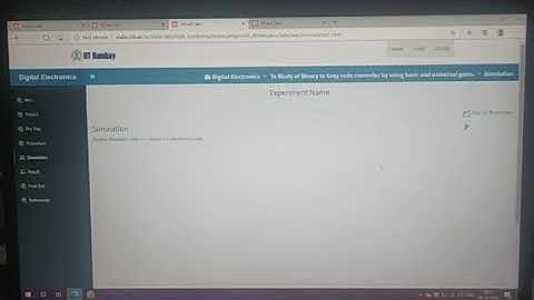 4-bit Binary to Gray code convertor using Virtual lab by Mrs. Neha Mahajan