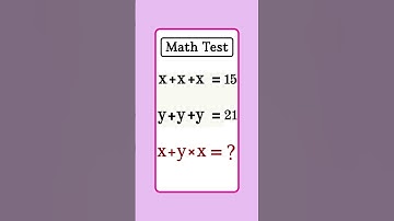 Math challenge question #mathpuzzle #mathhack #mathstricks  #mathgame #ytshorts #viralshorts #bobby