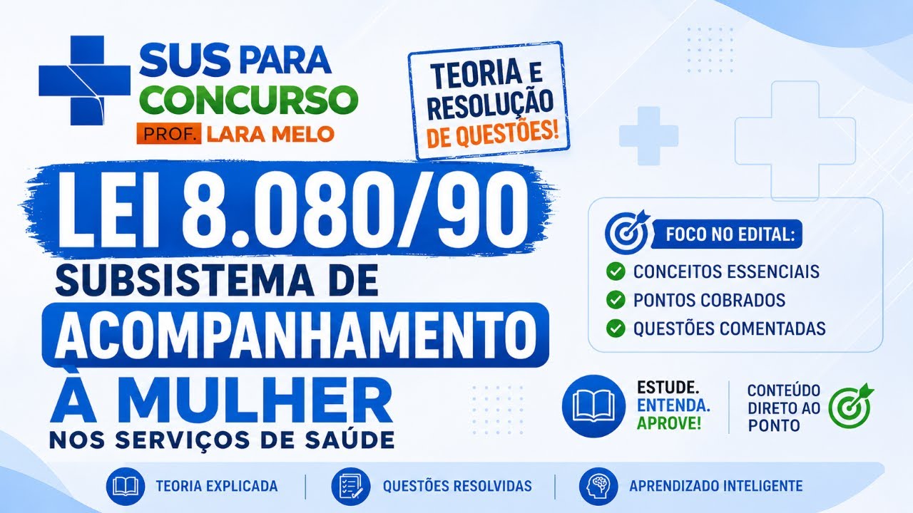 Lei 8.080/90 - Subsistema de atendimento a saude da mulher - SUS