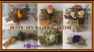 Rustic DIY Wedding Decor In Minutes
