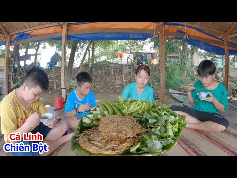 Video Buổi cơm chiều Gia Đình với món Cá Linh chiên bột giòn... - youtube