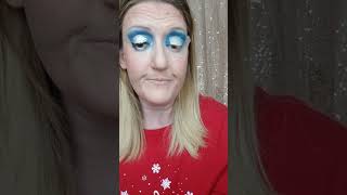 Pinterest recreation blue eyeshadow