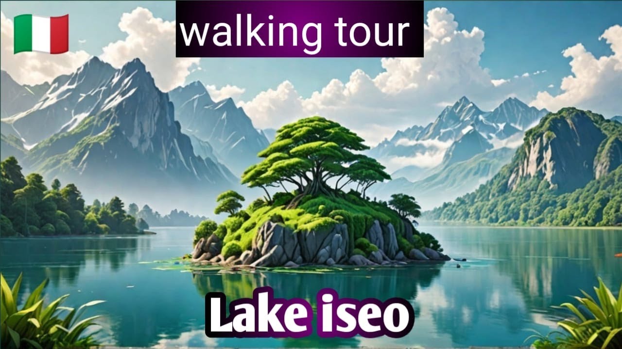 4K Walking tour Lake Iseo Italy 🇮🇹| lago di Iseo| most underrated lake in Italy|