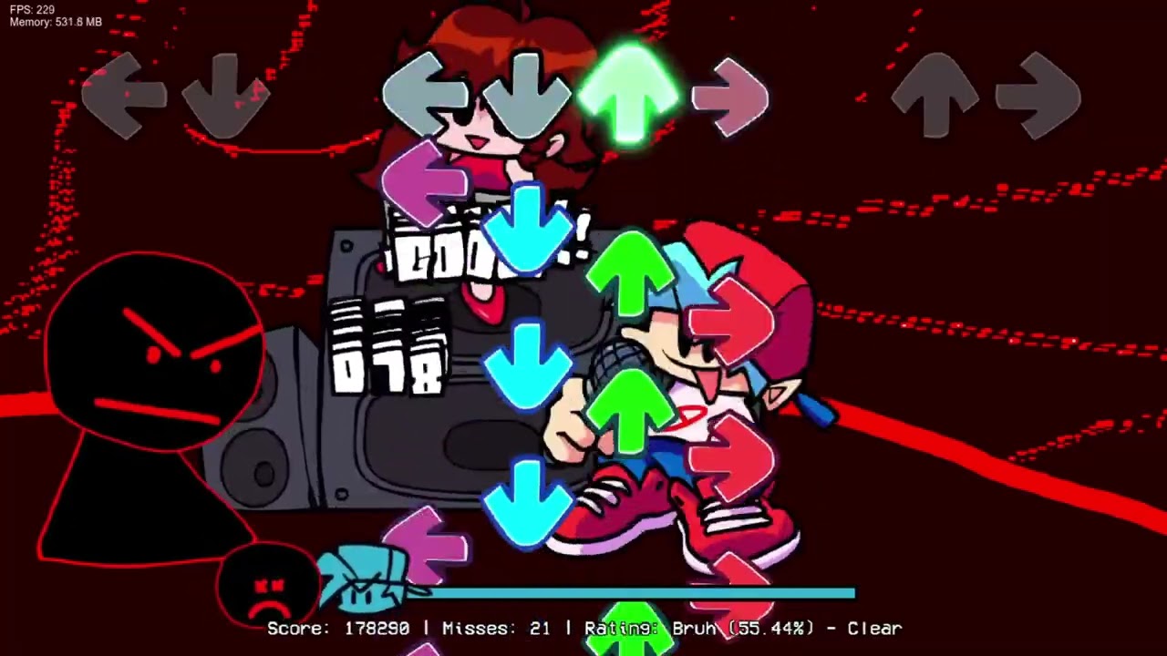 Beating die from literally every fnf fan mod ever (vs bob fan mod)