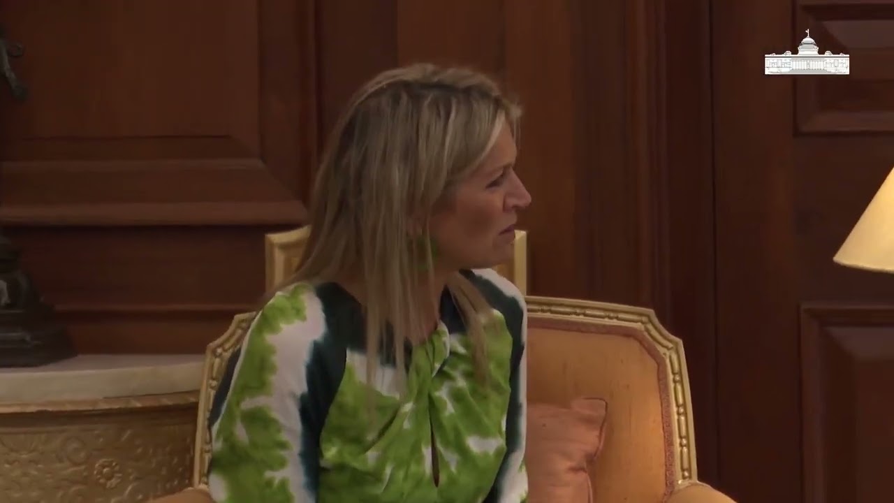 Queen Maxima of the Netherlands calls on President Droupadi Murmu