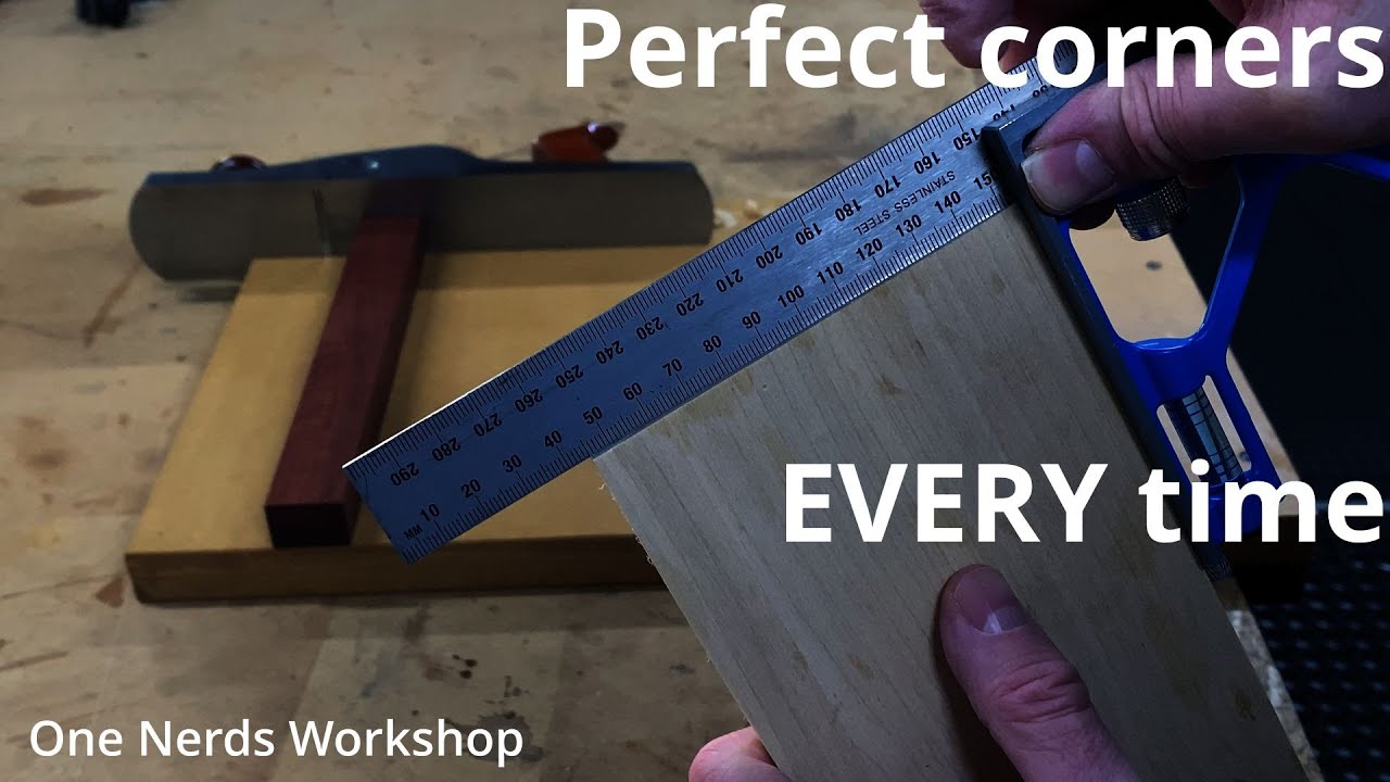 Perfect corners every time | Improve your work using a shooting board