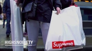 How much did London spend at the Supreme drop?