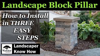 Concrete Retaining Wall Landscape Block Pillar – Landscaper Know How