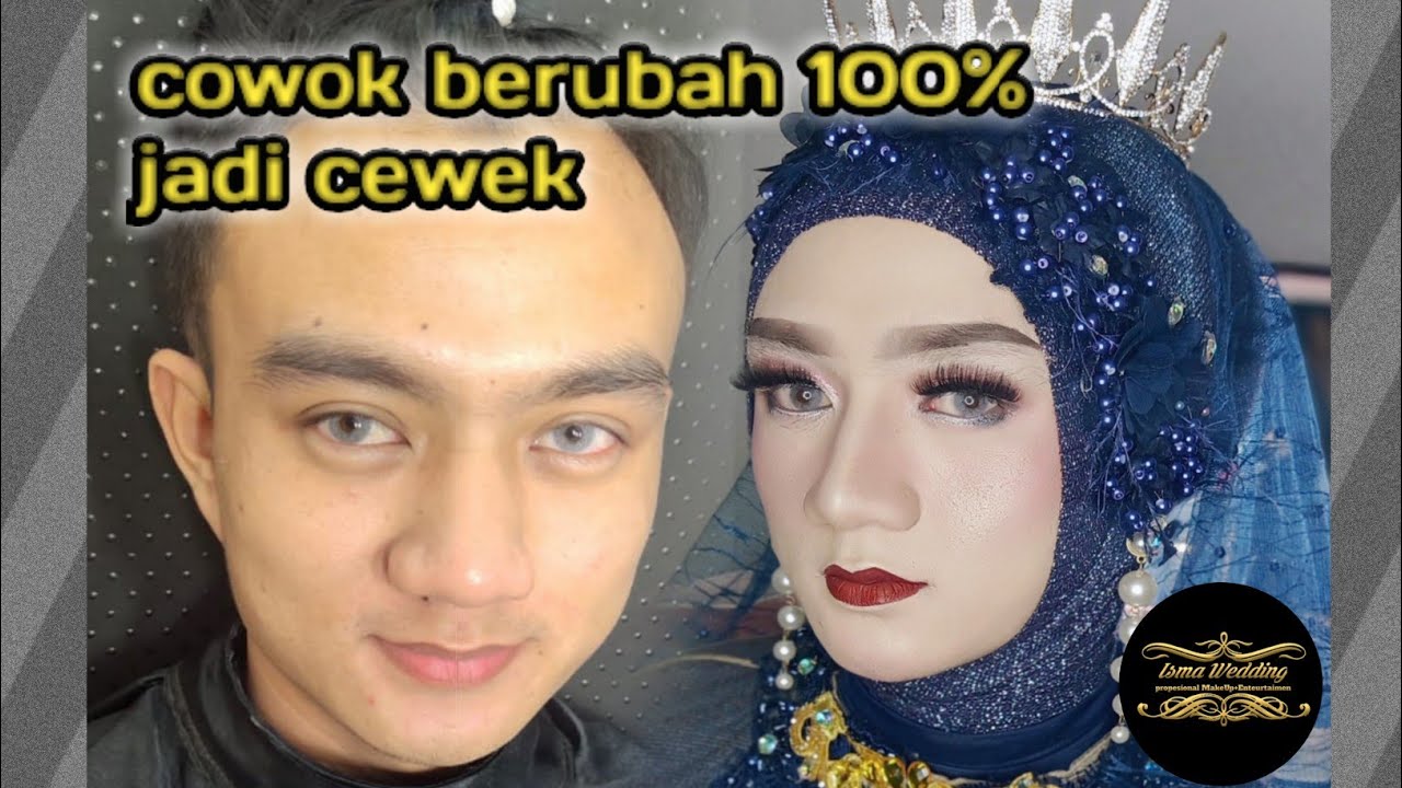 VIRAL! Make up cowok berubah jadi cewek cantik | MAKE UP CHALLENGE