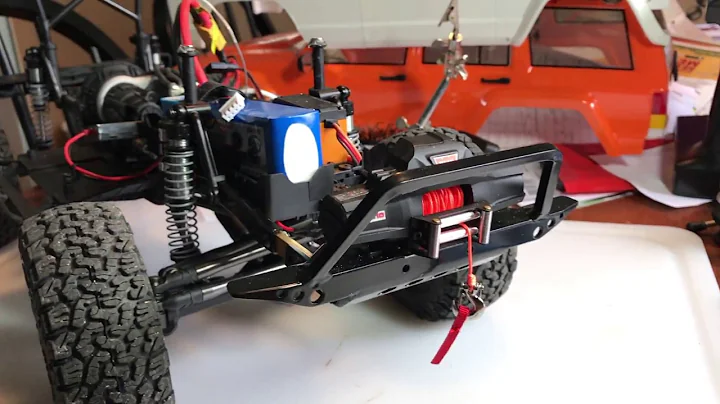 Axial SCX10 II Build with Mods  RC4WD Wireless Winch Controller