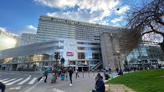 Walk In Paris 2021beautiful Sncf Gare Montparnasse