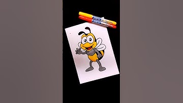 BEE drawing 🐝🐝🐝#shorts #viral #art #drawing #bee