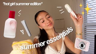 MY SUMMER ESSENTIALS! Things you need for a *hot girl summer* (beauty, body care, etc.) | Colleen Ho