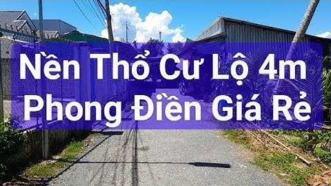 Bán Nền Thổ Cư Lộ 4m View Sông Nhơn Nghĩa Phong Điền Giá 750 Triệu.
