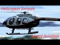 Helicopter Arrivals @ St. Kitts Airport !!! MD Helicopters MD 600/Agusta Westland AW139/Bell 430...