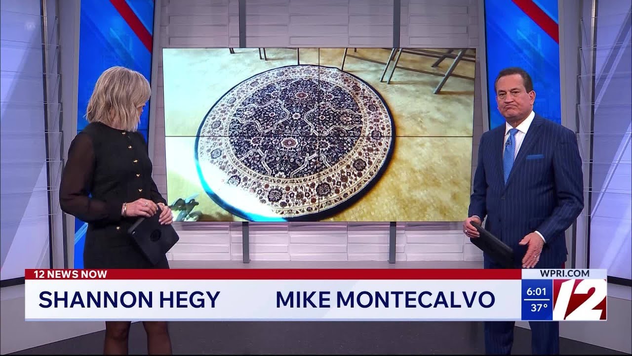 Ri State Rug $70,000 new rug at RI State House gets state seal wrong - YouTube