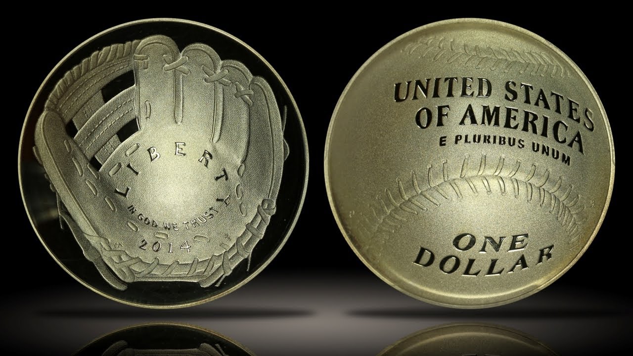 2014P Baseball Hall of Fame Commemorative Silver Dollar PCGS PR70DCAM
