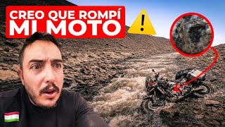 Reventé MI MOTO contra una PIEDRA en medio del RÍO | V 222