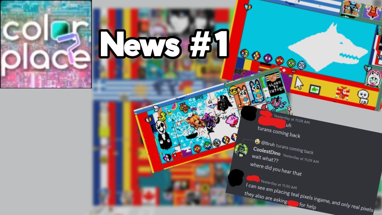 TURAN'S RETURN? | Color Place News #1 (Roblox r/place) - YouTube