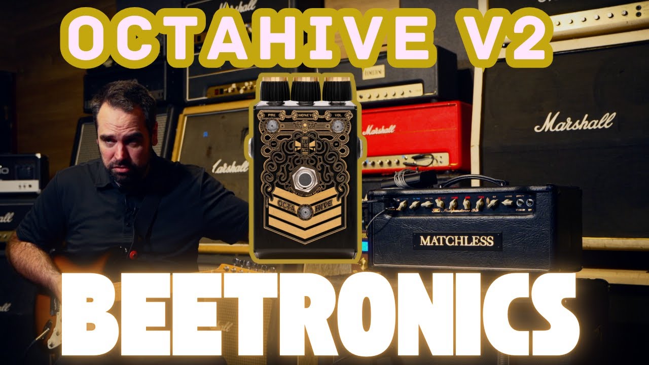 Beetronics Octahive V2 Demo & Review | High Octave Fuzz + Dual