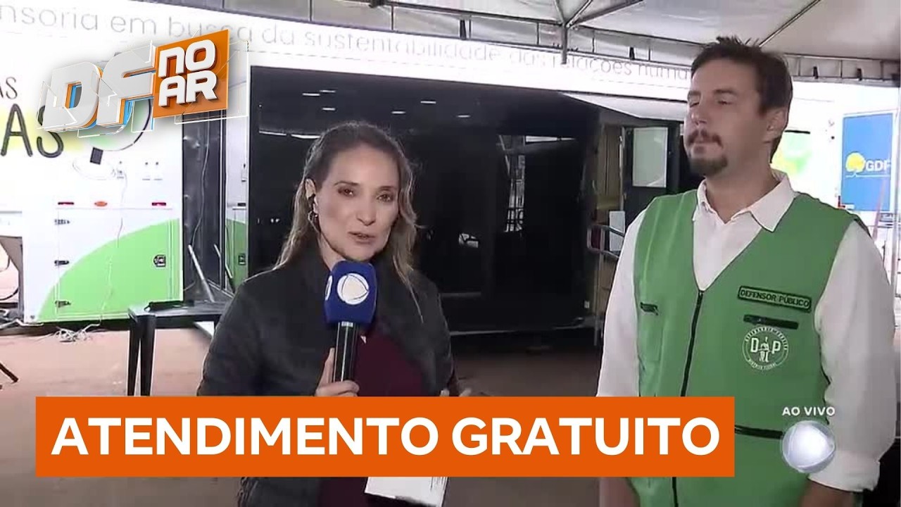 Defensoria Pública no DF oferece serviços na Esplanada dos Ministérios | DF no Ar