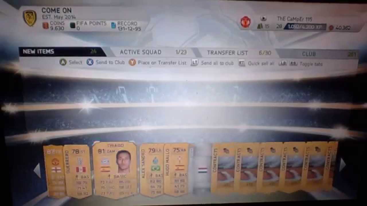 Retro Pack Opening | 87 Rated Player | Fifa 14!!