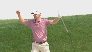 Daniel Bergers Incredible Bunker Hole Out At Honda