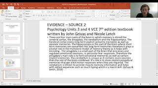 Psy1011 Assignment 1 - Ben Fisher 2021