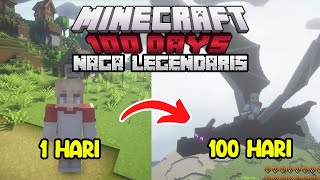 100 hari di Minecraft mencari Naga Legendaris