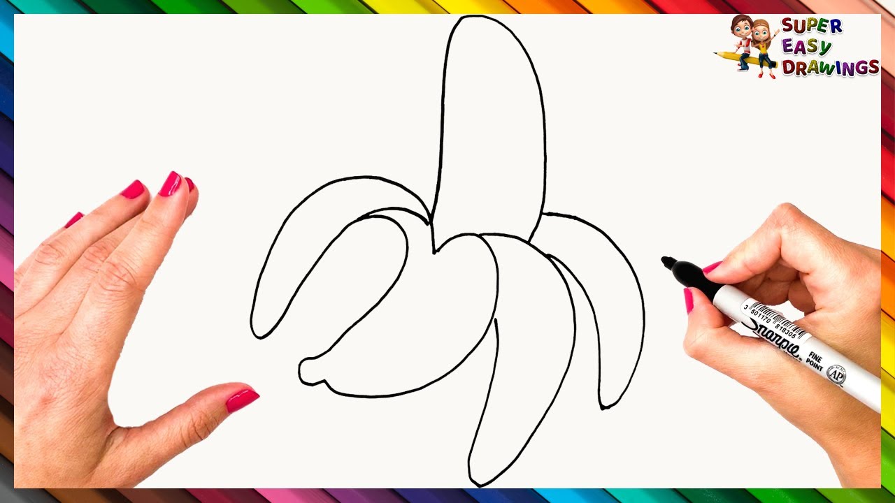 How to Draw a Realistic Bunch of Bananas