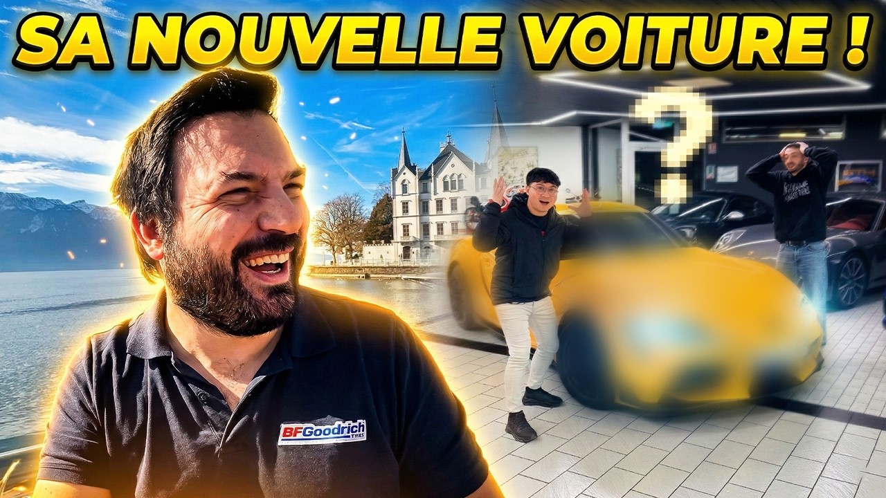Sa nouvelle voiture… Et on part en Suisse !