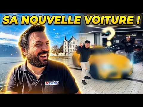 Sa nouvelle voiture… Et on part en Suisse !
