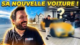 Sa nouvelle voiture… Et on part en Suisse !