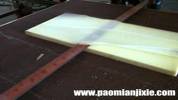 foam horizontal cutting machine