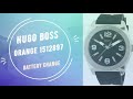 How to change the battery of a hugo boss orange 1512897 analog watch