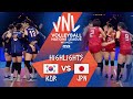 KOR vs. JPN - Highlights Week 1 | Women's VNL 2021