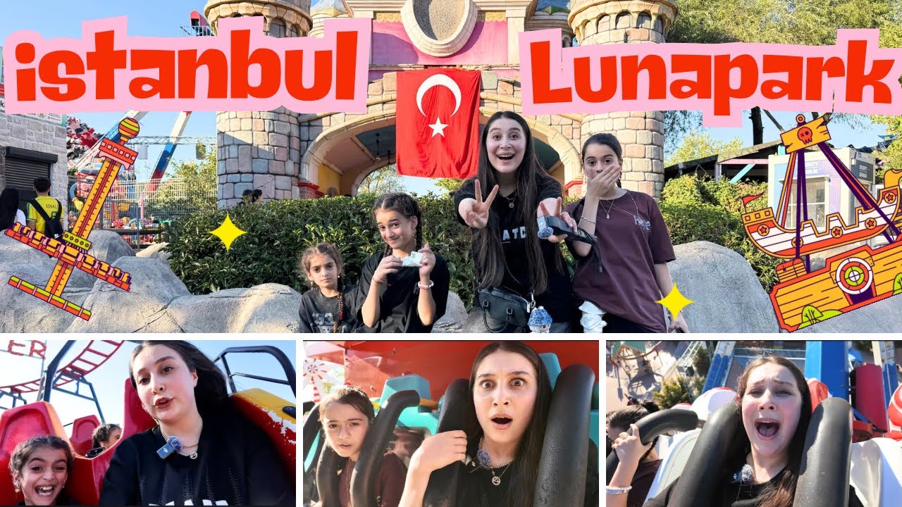 İSTANBUL LUNAPARKINA GETDİK 😍 | MACERA DOLU EYLENCE | HALIMIZ PİSLEŞDİ 😕